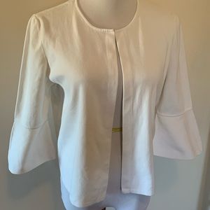 J. McLaughlin - White Cardigan Jacket Style Sweater